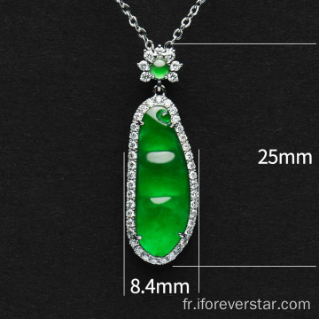 Collier pendentif Jade Green Jade Green Green Green Green Green